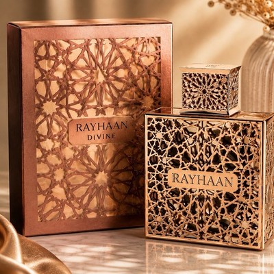 RAYHAAN Divine EDP 3.4oz 100ml Unisex Floral Gourmand Woody Perfume Spray