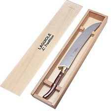 Laguiole Tradition Champagne Saber with rosewood handle wooden presentation box