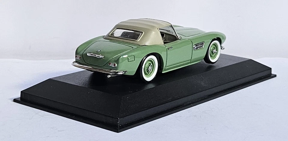 BMW 507 CABRIOLET SOFT TOP VERTE - MINICHAMPS MIN22522 - COMME NEUF 1:43 - Photo 3/4