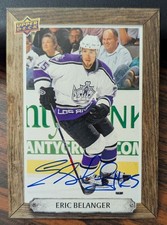 2024-25 Upper Deck Engrained Icons Eric Belanger Beehive Portrait Auto Kings
