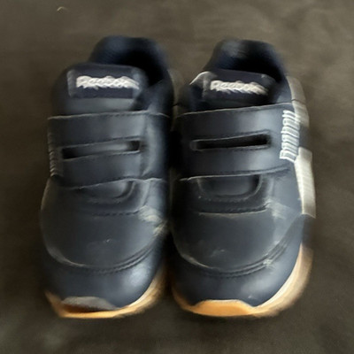 Reebok Royal Complete 2 2V Unisex Kids US 5 Navy Hook & Loop Sneakers