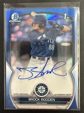 2023 Bowman Draft Brock Rodden 1st Bowman Blue Autograph RC /150 #CDA-BR
