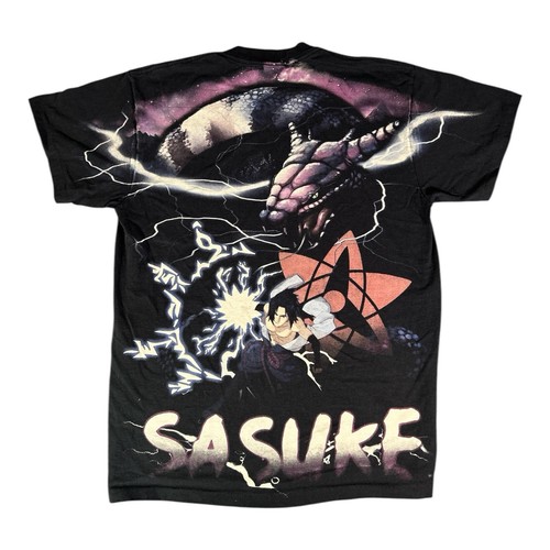 Sasuke Naruto AOP Anime T-shirt Sz L - Picture 2 of 3