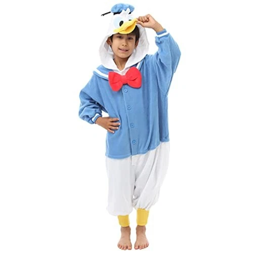 Disfraz SAZAC Polar Kigurumi Pato Donald Disney para Niños 130cm Foto 2 de 4