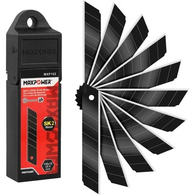 Pack of 50 Snap Off Blades Sharp Carpet Knife Blades Portable Professional