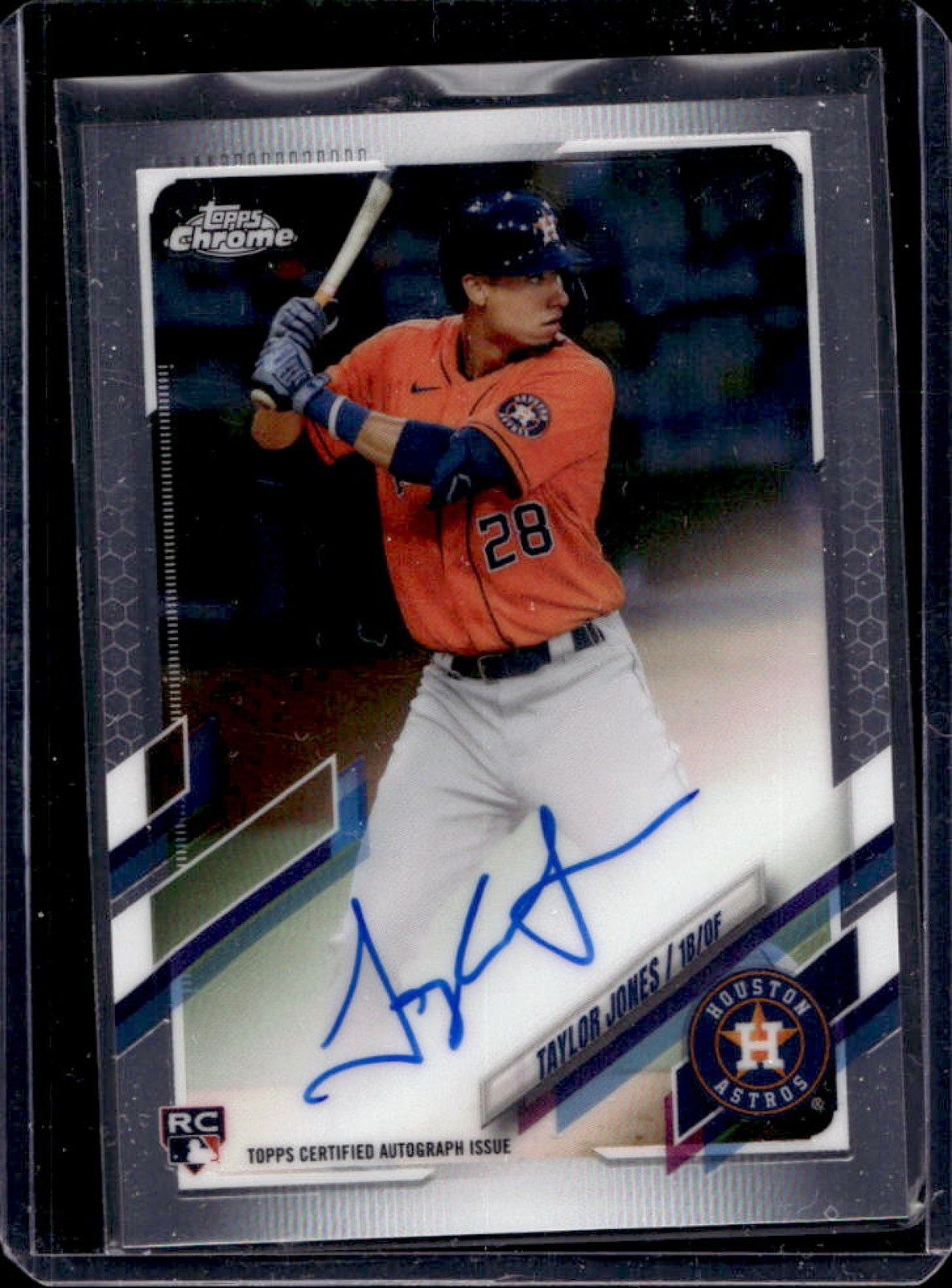 2021 Topps Chrome Taylor Jones Rookie Auto RC Rookie #RA-TJ Astros