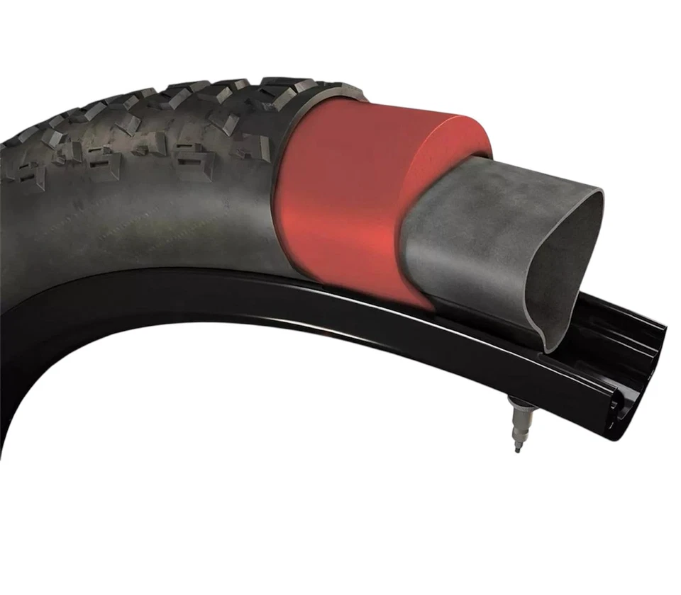 KIT ANTIFORATURA PROTEZIONE FAT BIKE TANNUS ARMOUR TUBE 20x4.00 + CAMERA D'ARIA - Imagen 2 de 4