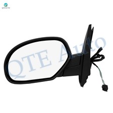 L Driver Side Mirror Mirror Power Heated Manual Folding For 2007-2014 Gmc Yukon