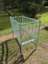 Vintage 1950s Fold away  cot bed - drop sides