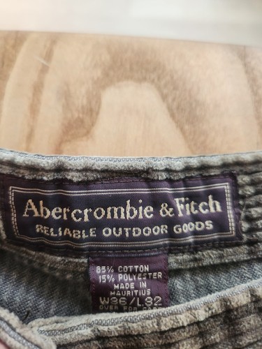Abercrombie & Fitch, Vintage Abercrombie & Fitch Corduroy Pants Men's 36x32 Brown 90s Preppy Cords