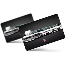2 Pack Nissan GTR Car Evolution Credit Debit Card Sticker Vinyl Decal Skin JDM
