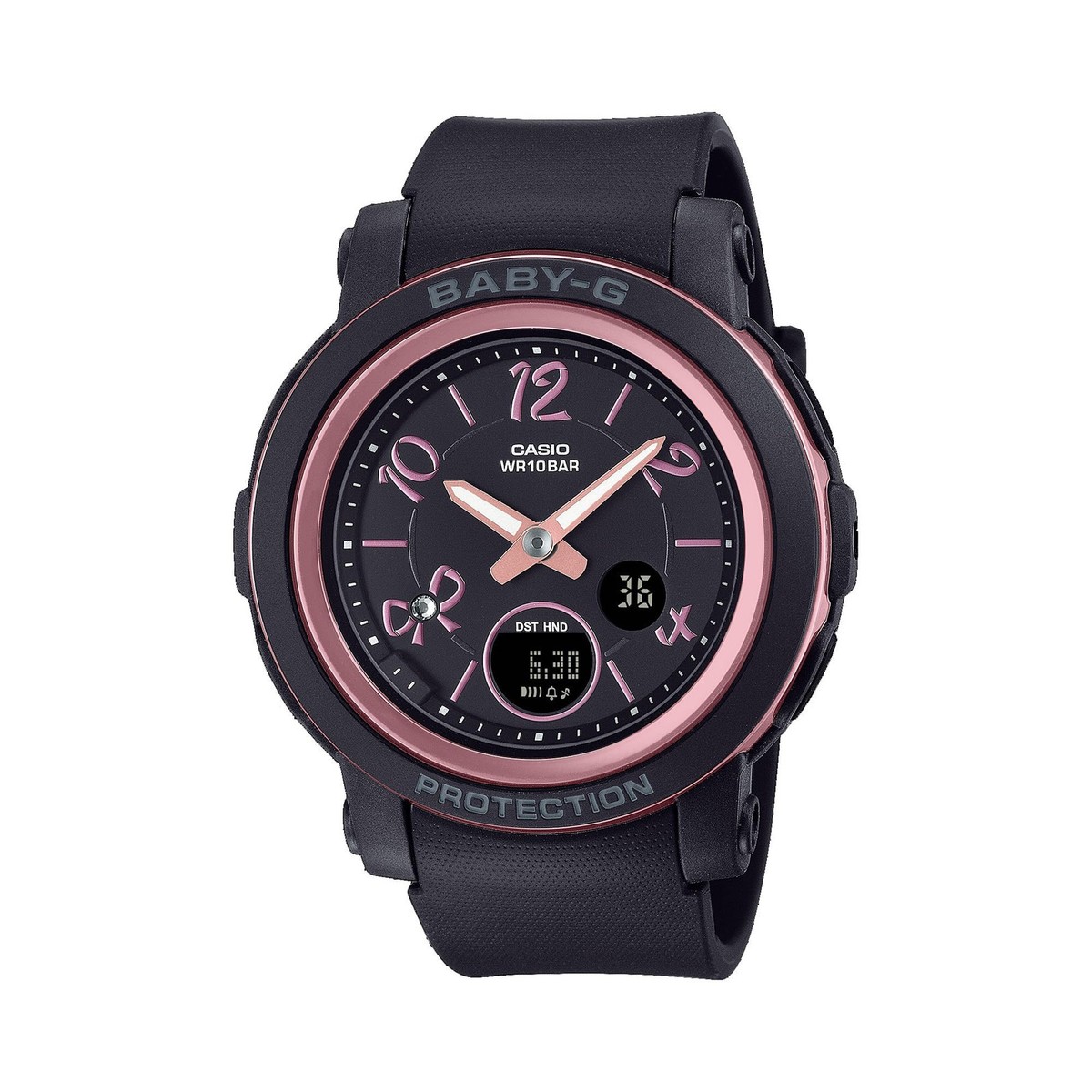 カシオ　BABY-G BGA-290RA-1AJF ブラック新品未使用品 Unused CASIO Baby-G BGA-290RA-1AJF Black x Pink Women's Watch in