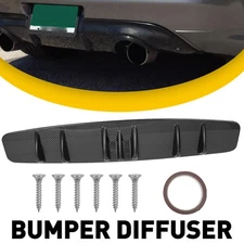 Univers 33" Bumper Diffuser Spoiler Splitter Wing Trim Carbon Fiber Lower Rear M