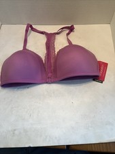 NWT Exhilaration Size 36C Purple Lightly Lined Bra