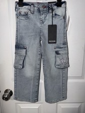 Girls True Religion Cargo Jeans Size 6x