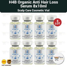 Sérum cosmétique anti-chute bio H4B 10 ml, flacon cosmétique soin cuir...
