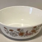 Vintage Pyrex England Country Autumn 1.5 Quart Casserole Dish Amber Glass Lid