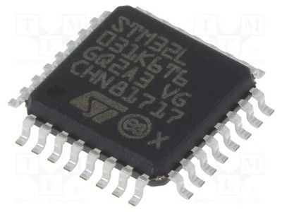 LQFP32 1,65÷3,6VDC IC: Mikrocontroller STM32 ARM 32MHz