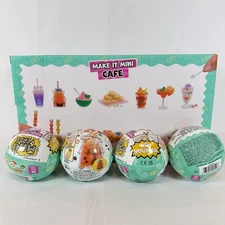 MGA’S Miniverse Make It Mini Cafe Series 4 Surprise Blind Ball 4-Pack