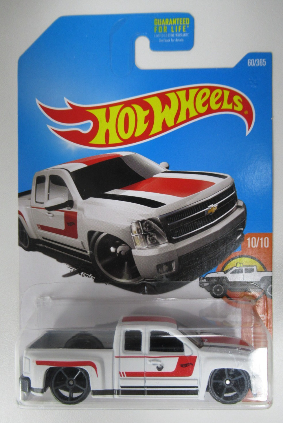 2016 Hot Wheels White Chevy Silverado