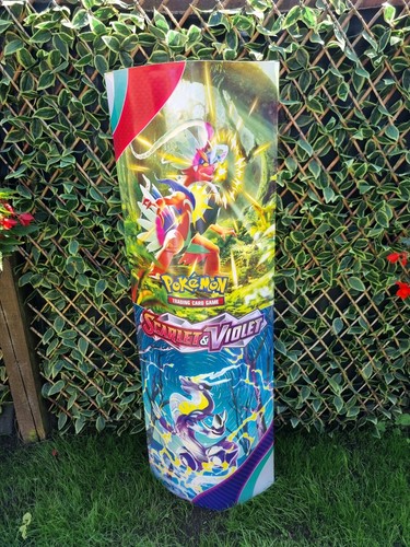 Pokémon Totem Display Advertising Scarlet And Violet 59"- Promo - Foto 16 di 24