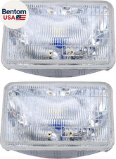 A Pair of H4656 Super Vision Crystal Headlight, Halogen Sealed Beam Headlight, 