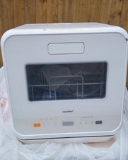 COMFEE CDWMT201DW-UK 5L Countertop Dishwasher with 6 Wash Programs