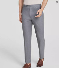 Michael Kors Men's Performance Dress Pants, Gray, P32W X 30L