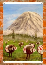 Rainier Beer Funny Metal Sign Vintage Style Wall Decor Beer bar Sign Read Des