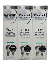 Crest Pro-Health Gum Detoxify and Restore Deep Clean Toothpaste 4.6 oz Pack of 3