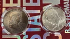 1958 franklin half dollar And 1964 Kennedy Half Dollars