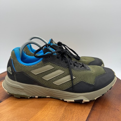 Adidas Tracefinder Shoes Mens 9.5 Green Running Athletic Trail Hiking Sneakers