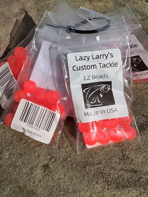 Lazy Larry's E-Z Systems 10 mm Hot Red, Easy change Beads, 1 Pack