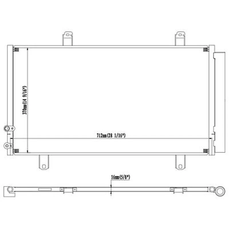 Carquest Premium 6285 A/C Condenser and Receiver Drier Assembly - Image 2 of 3