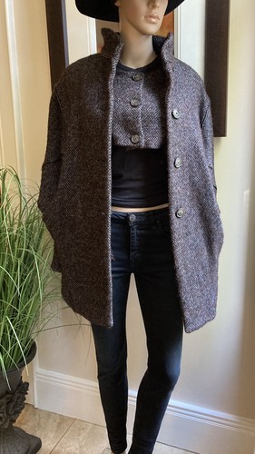 Vivienne Westwood Anglomania ~Unique Oversize Nymph Bomber Wool Coat IT40 UK8 10 - Picture 8 of 12