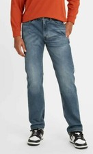 Men's Levi's 505 REGULAR FIT STRETCH BLUE MEN'S JEANS Style 5051824