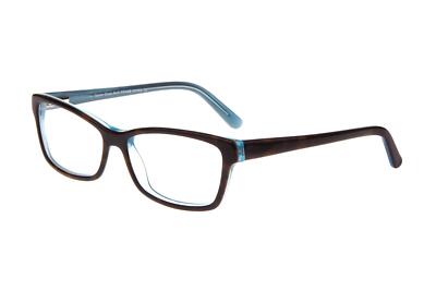 Taylor Eyes Eyewear Tortoise on Crystal Blue AVRIL Eyeglasses 53/14/135