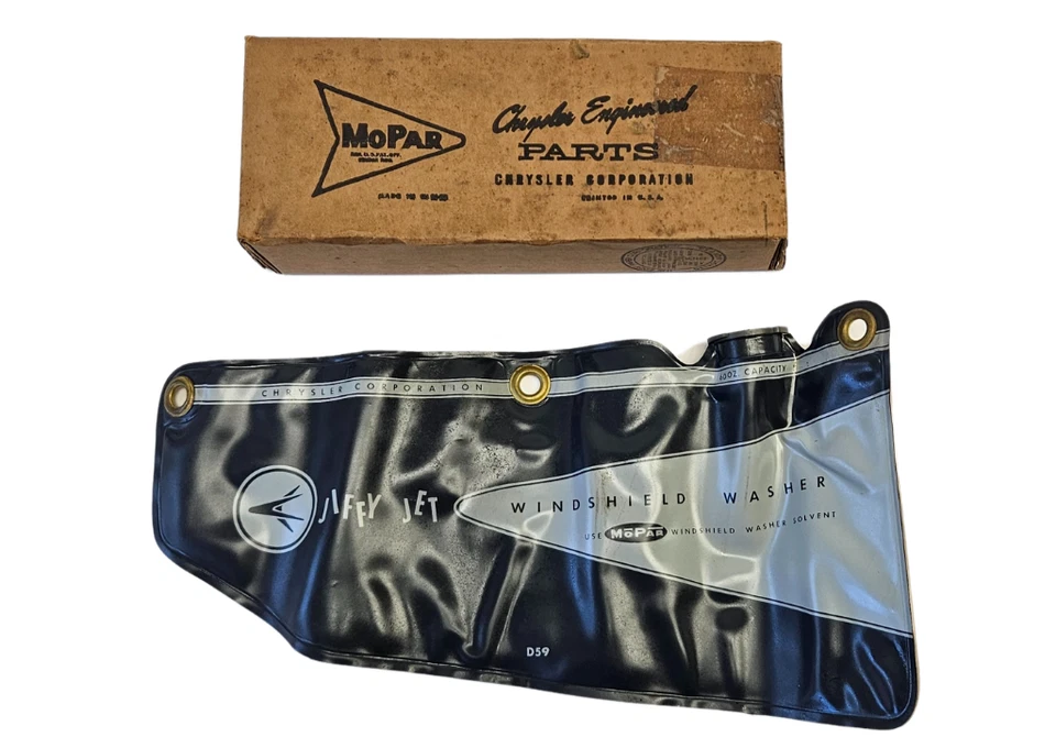 Dodge Chrysler Plymouth 1959 contenedor de líquido para lavadora de parabrisas 1841957 nuevo en stock Foto 2 de 4