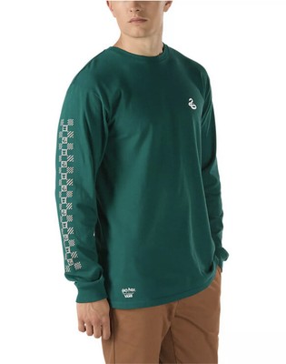 vans green long sleeve