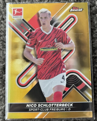 2021-22 Topps Finest Bundesliga - Nico Schlotterbeck #121 Gold