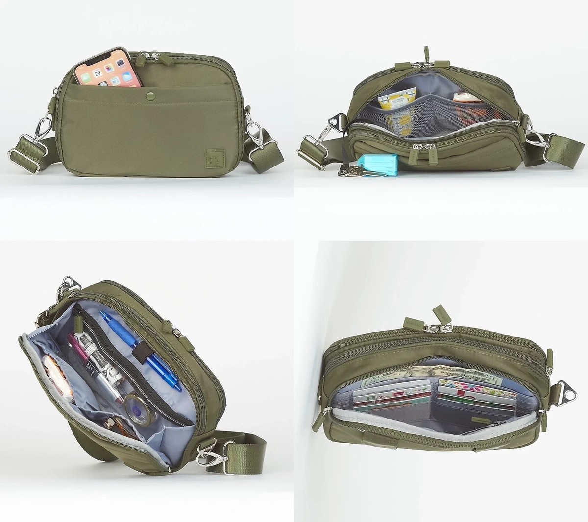 IHKWIP Day to Day Convertible Crossbody with Two Straps Bag