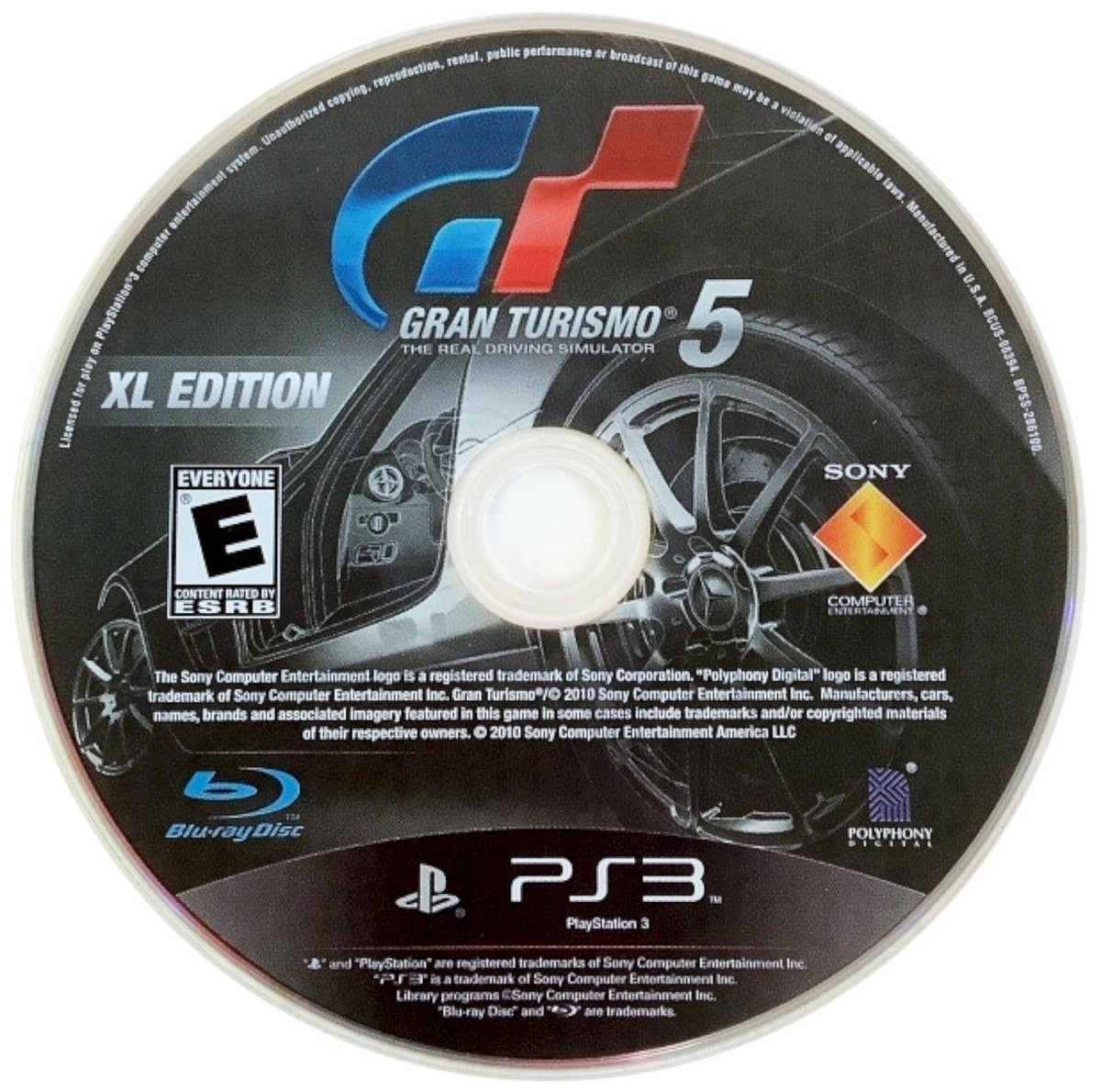 Gran Turismo 5 XL Edition Sony PlayStation 3 PS3 2012 Video Game