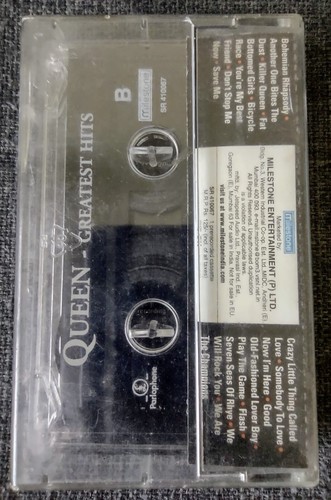 Queen Greatest Hits India Cassette Tape 2000 Freddie Mercury - Picture 3 of 11