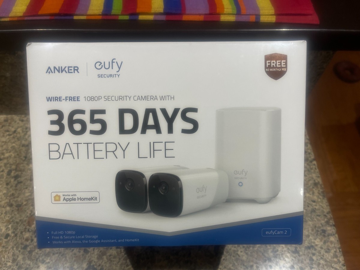 NEW! Eufy eufyCam 2 Wireless Home Security Camera System T88411D1