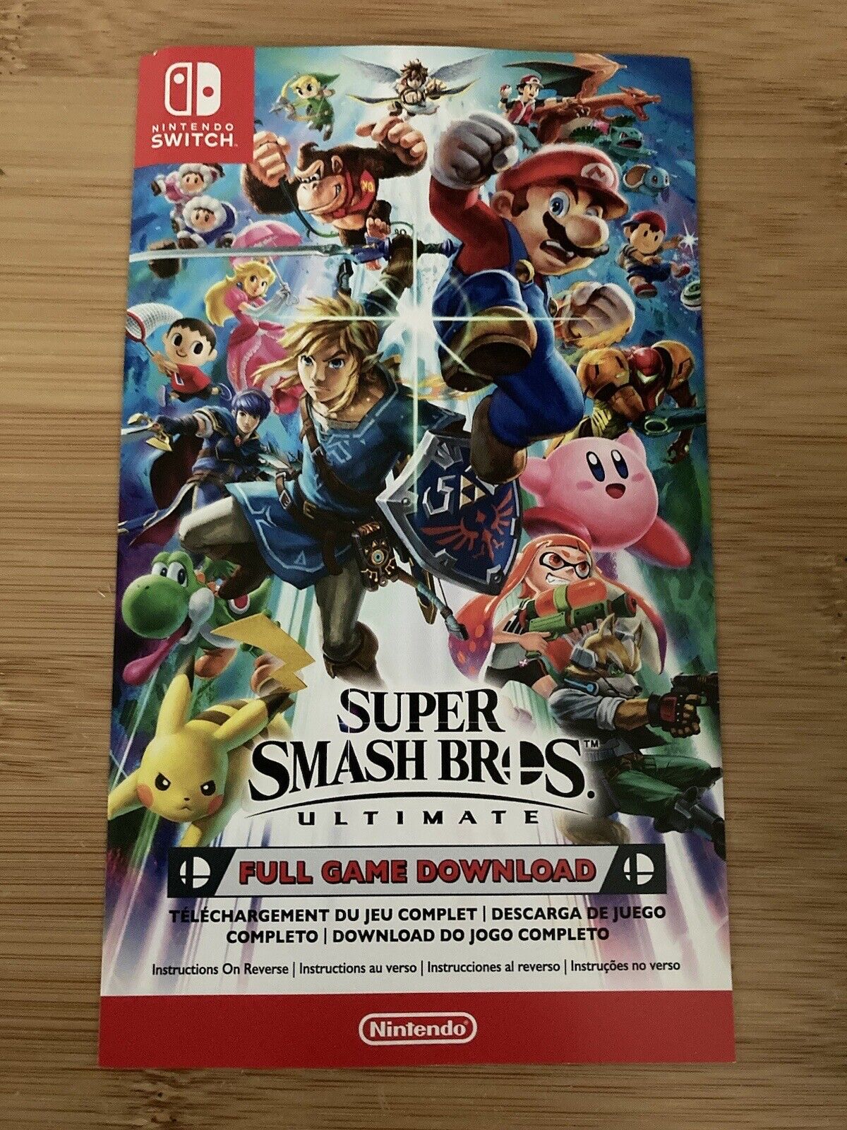 Super Smash Bros. Ultimate Nintendo Switch Game Deals 100% Official  Original Physical Game Card for