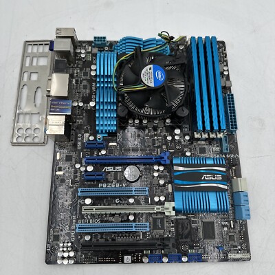 ASUS P8Z68-V Motherboard i5-2500K LGA 1155 16GB Crucial DDR3 RAM Works Great!