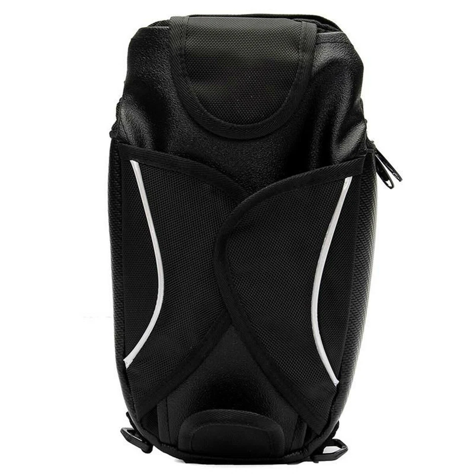 Bolsa de tanque de aceite imán deportivo para motocicleta impermeable GPS bolsa para teléfono con cinturón negro Foto 4 de 4
