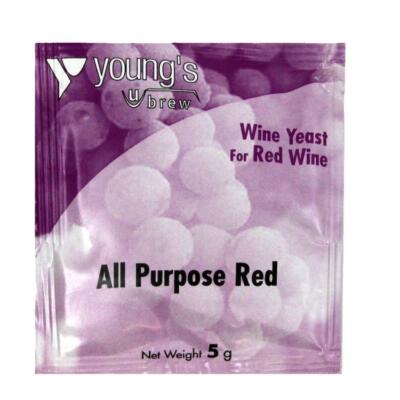 Youngs Allzweck Rotwein Hefe Beutel 5g 4325 Weinherstellung