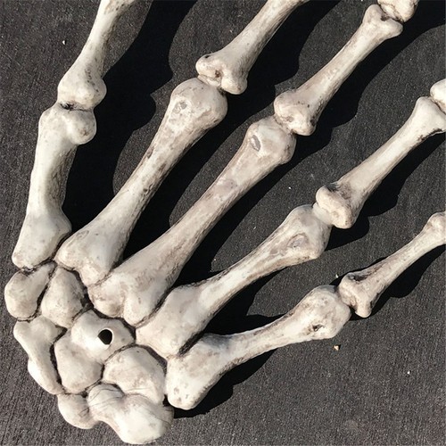 Halloween Kunststoff Geist Skelett Hand Knochen Handwerk Dekor Party 1 Paar - Bild 3 von 6