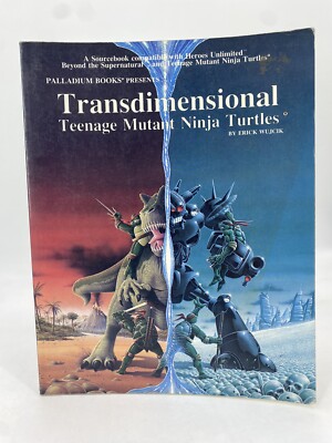 Transdimensional Teenage Mutant Turtle By Erick Wujcik 1989 1st Edition